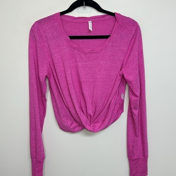 Free People Movement Undertow Shirt Pink Large - Picture 2 of 5